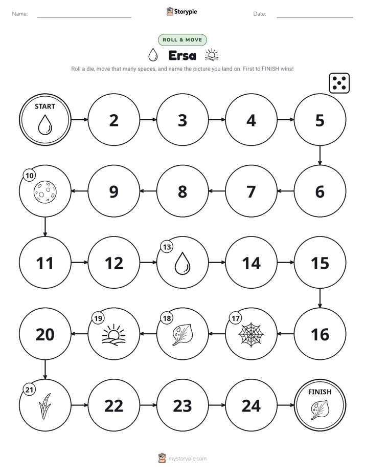 Roll & Move Game