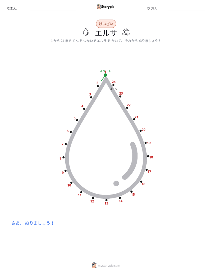 点つなぎ