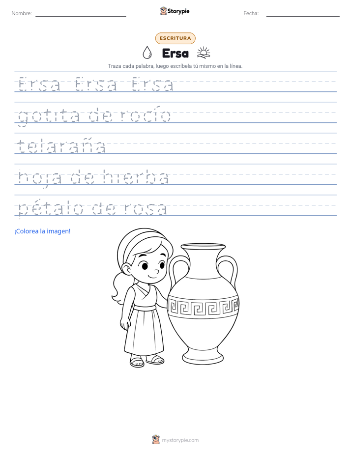 Práctica de Escritura