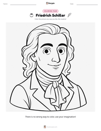 Friedrich Schiller printable worksheet preview