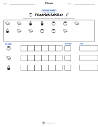 Friedrich Schiller printable worksheet preview