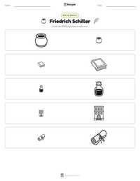 Friedrich Schiller printable worksheet preview