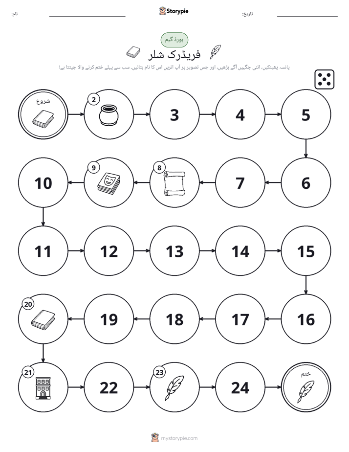 رول اور منتقل کریں کھیل