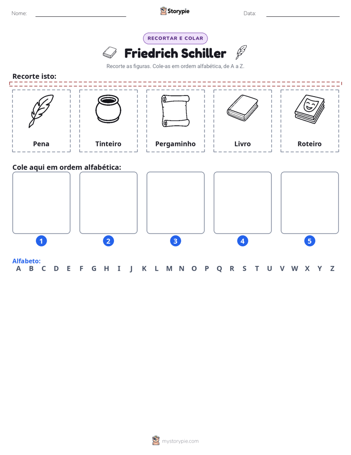 Recortar & Colar Alfabeto