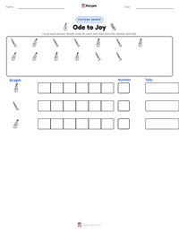 Ode to Joy printable worksheet preview
