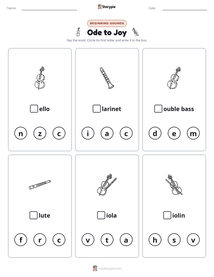 Beginning Sounds