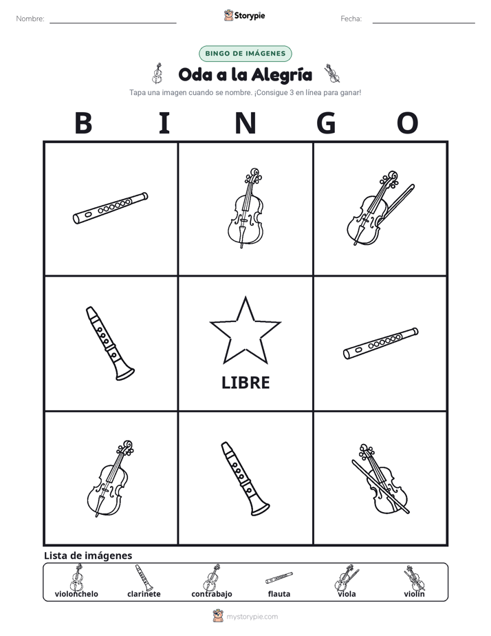 Bingo de Imágenes
