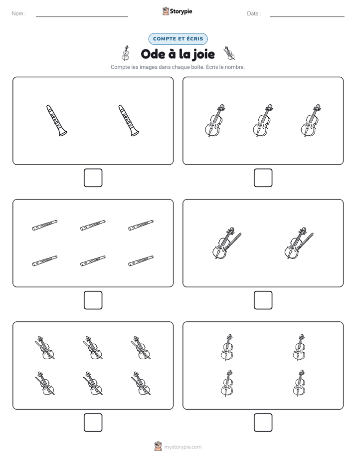 Compter & Écrire