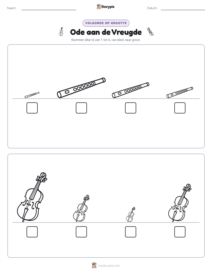 Grootte Volgorde