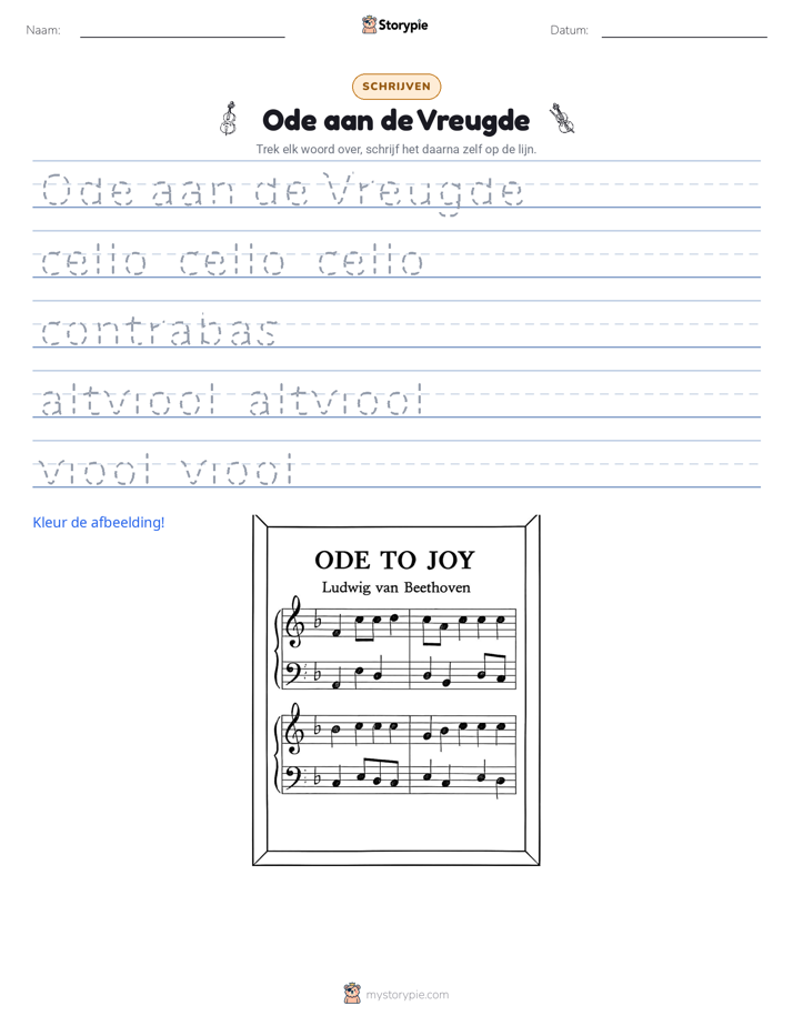 Schrijf Oefening