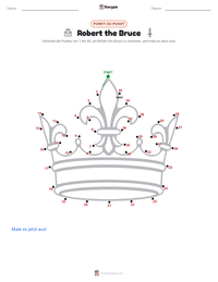 Robert the Bruce druckbare Arbeitsblatt Vorschau