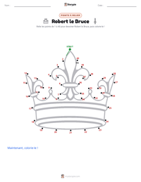 Aperçu de la feuille de travail imprimable Robert le Bruce