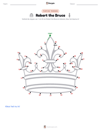 Robert the Bruce afdrukbare werkblad voorbeeld
