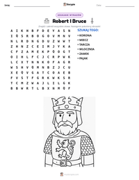 Podgląd drukowalnego arkusza ćwiczeń Robert I Bruce