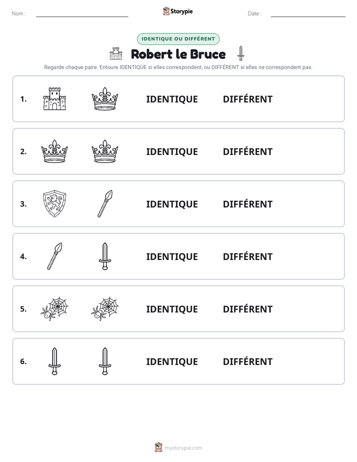 Identique ou Différent