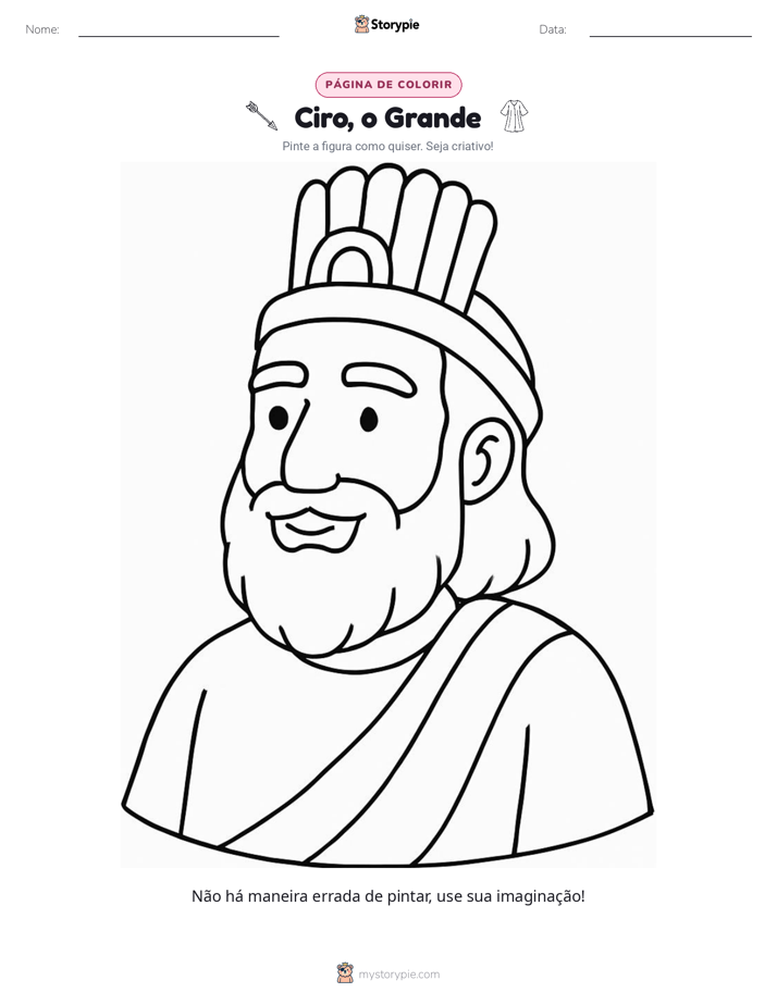 Página para colorir