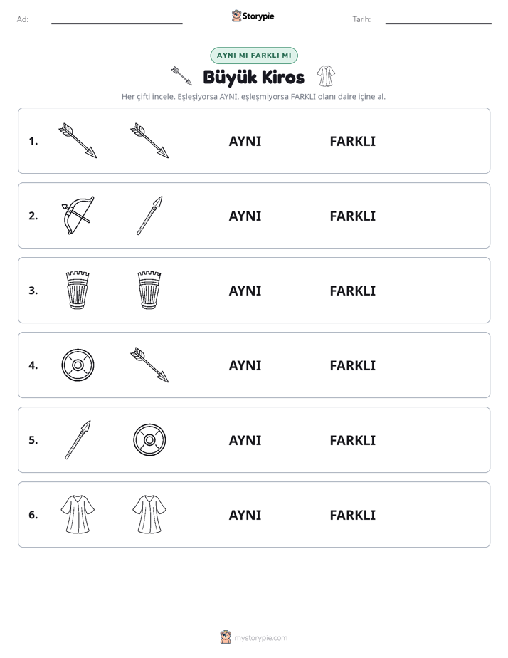 Aynı mı Farklı mı