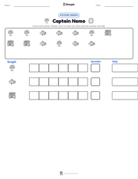 Captain Nemo printable worksheet preview