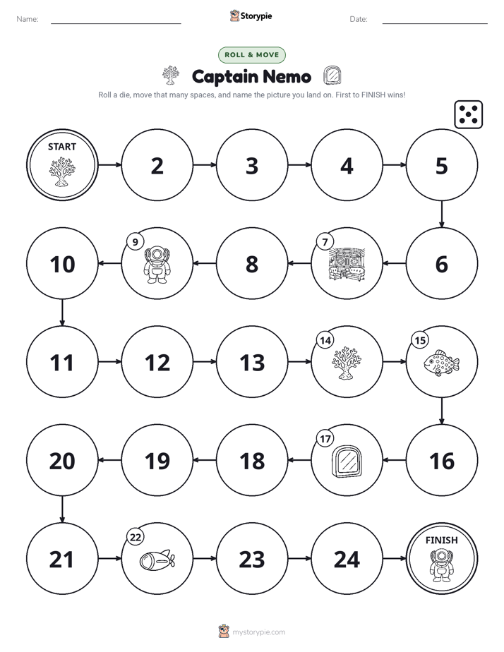Roll & Move Game
