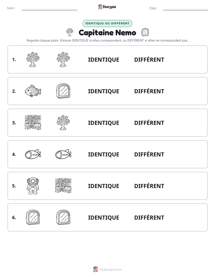 Identique ou Différent