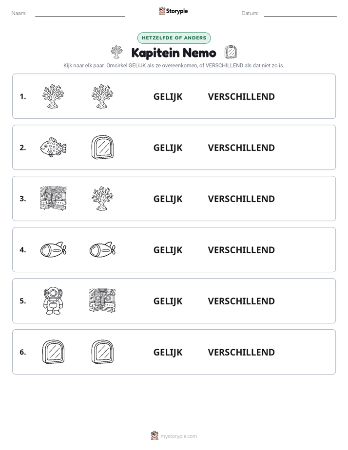 Zelfde of Verschillend