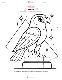 Horus druckbare Arbeitsblatt Vorschau