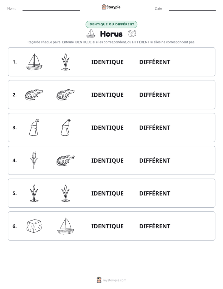Identique ou Différent