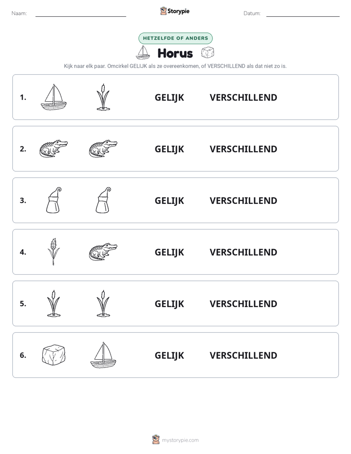 Zelfde of Verschillend
