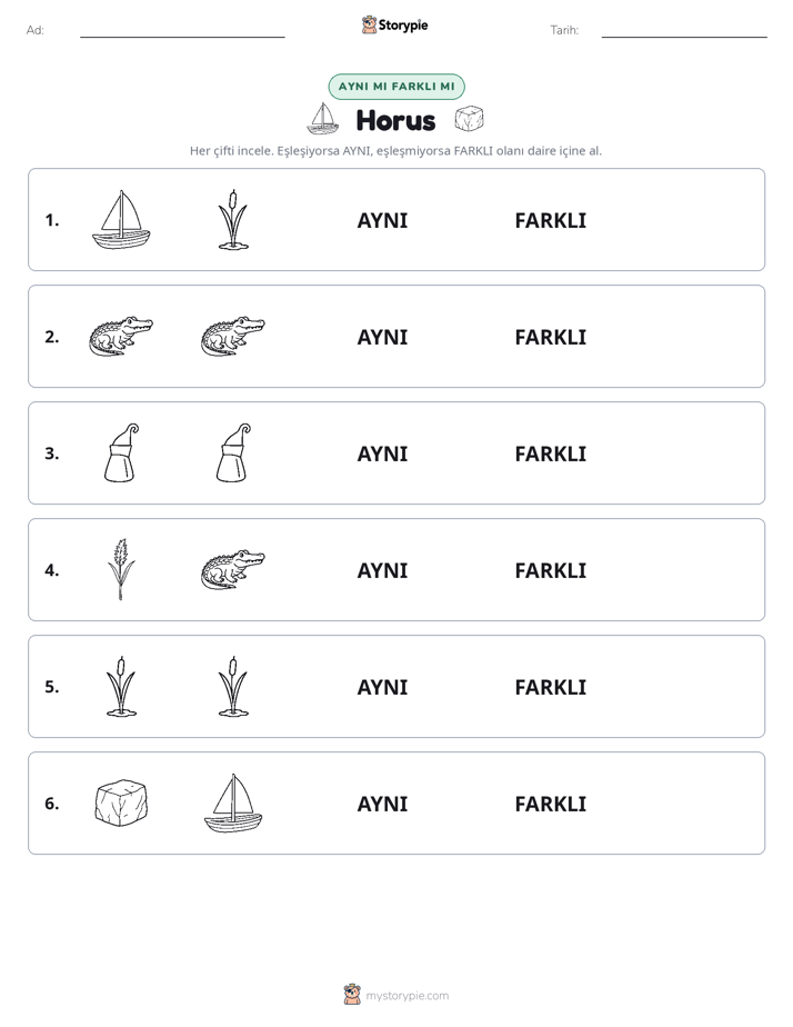 Aynı mı Farklı mı