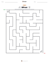 Bifrost printable worksheet preview