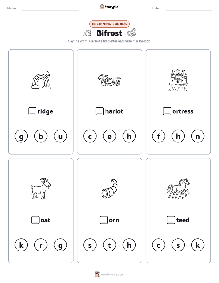 Beginning Sounds