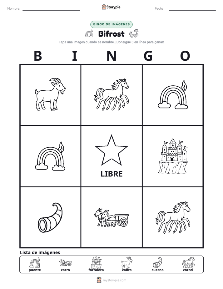Bingo de Imágenes