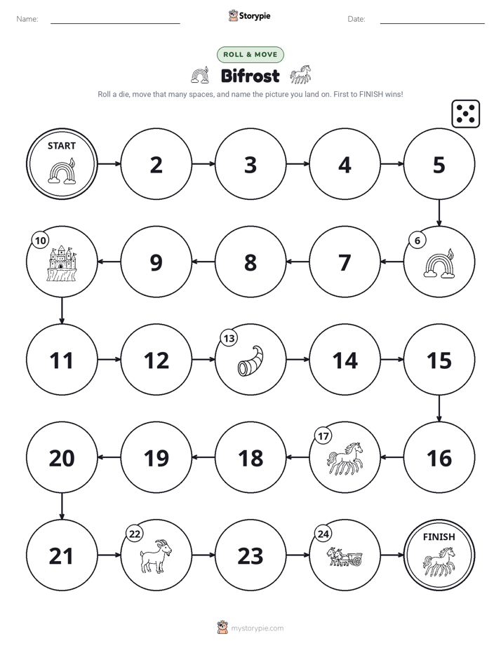 Roll & Move Game