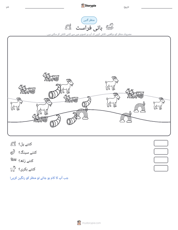 گنتی کا منظر