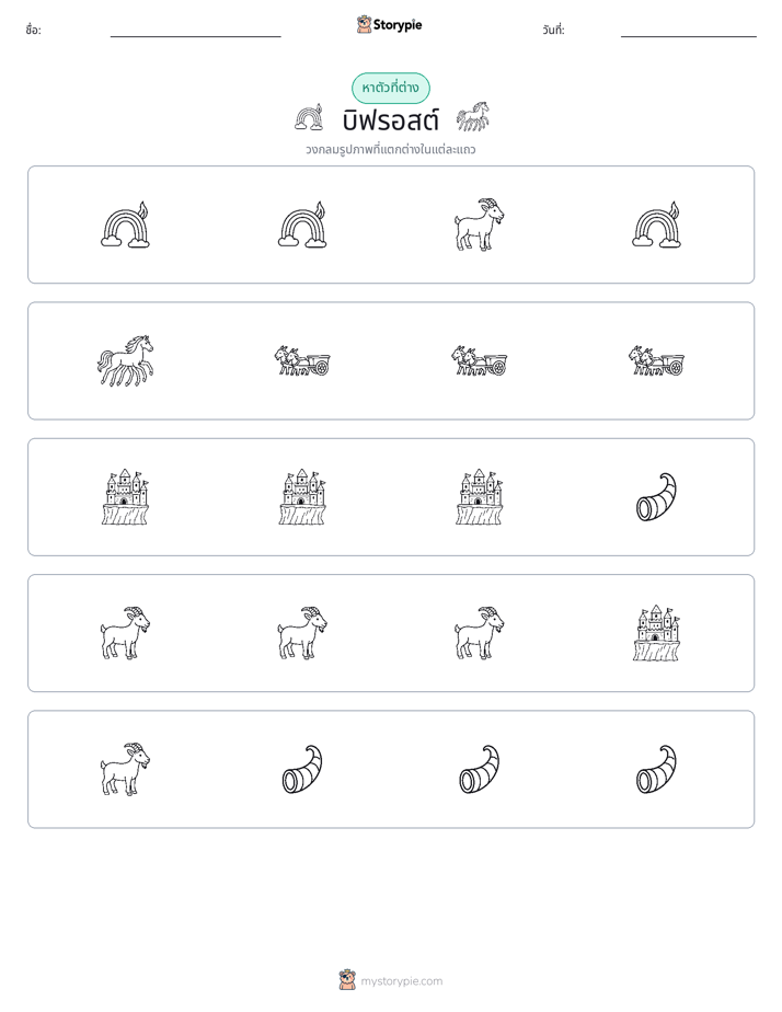 ตัวที่แตกต่าง