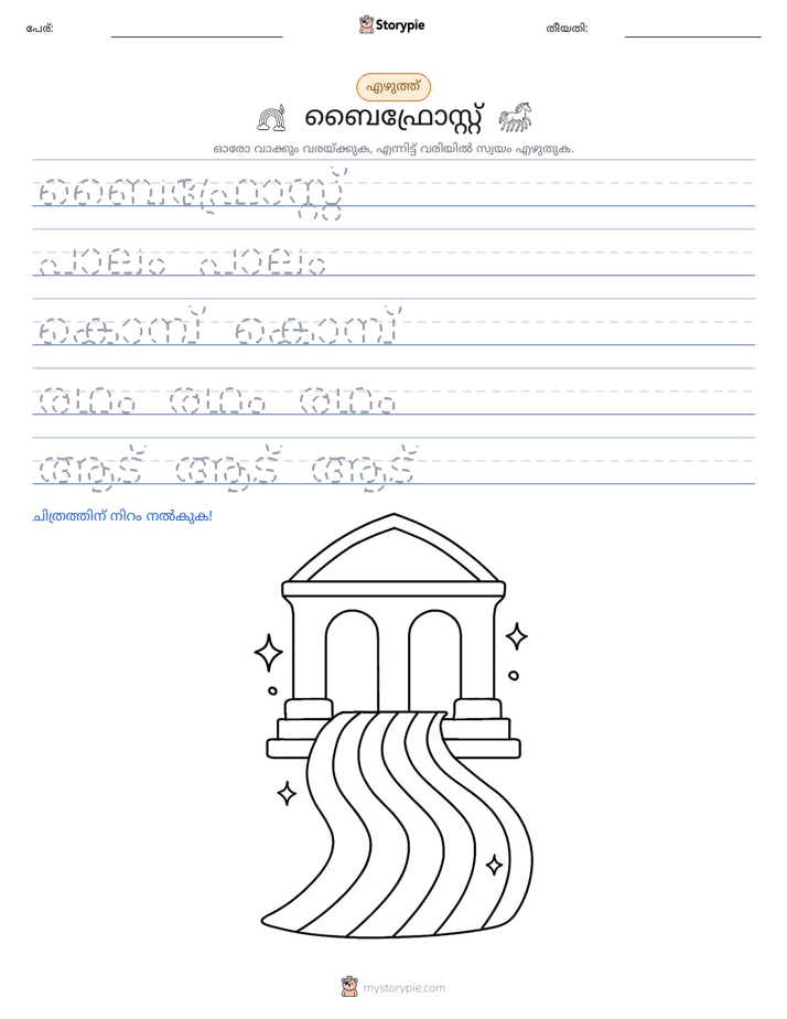 എഴുത്ത് പരിശീലനം