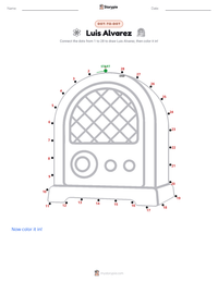 Luis Alvarez printable worksheet preview