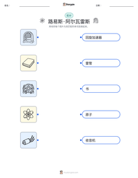 路易斯·阿尔瓦雷斯 可打印工作表预览