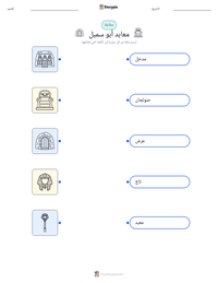 معاينة ورقة العمل القابلة للطباعة معابد أبو سمبل