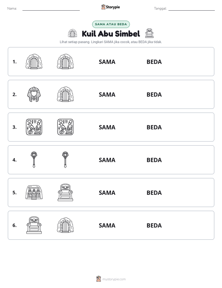 Sama atau Berbeda