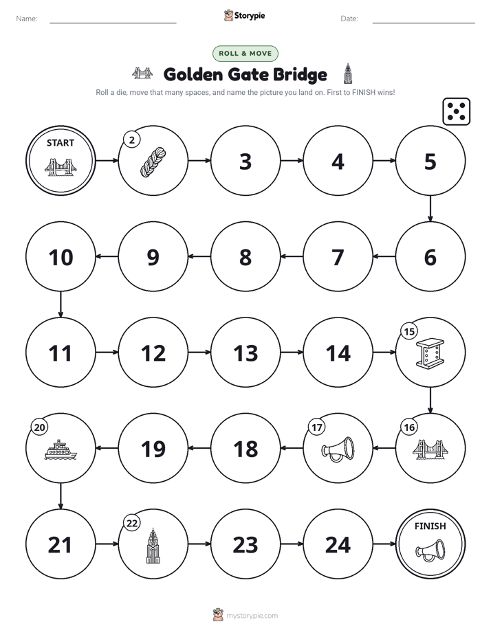Roll & Move Game