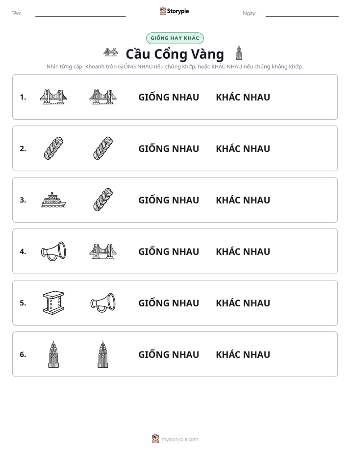 Giống Hay Khác