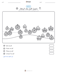 معاينة ورقة العمل القابلة للطباعة مانويل الأول ملك البرتغال