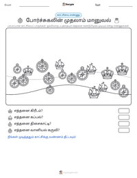 போர்ச்சுகலின் முதலாம் மானுவல் அச்சிடக்கூடிய வேலைப்பதிவின் முன்னோட்டம்