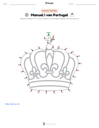 Manuel I van Portugal afdrukbare werkblad voorbeeld