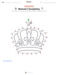 Podgląd drukowalnego arkusza ćwiczeń Manuel I Szczęśliwy