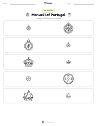 Manuel I of Portugal printable worksheet preview