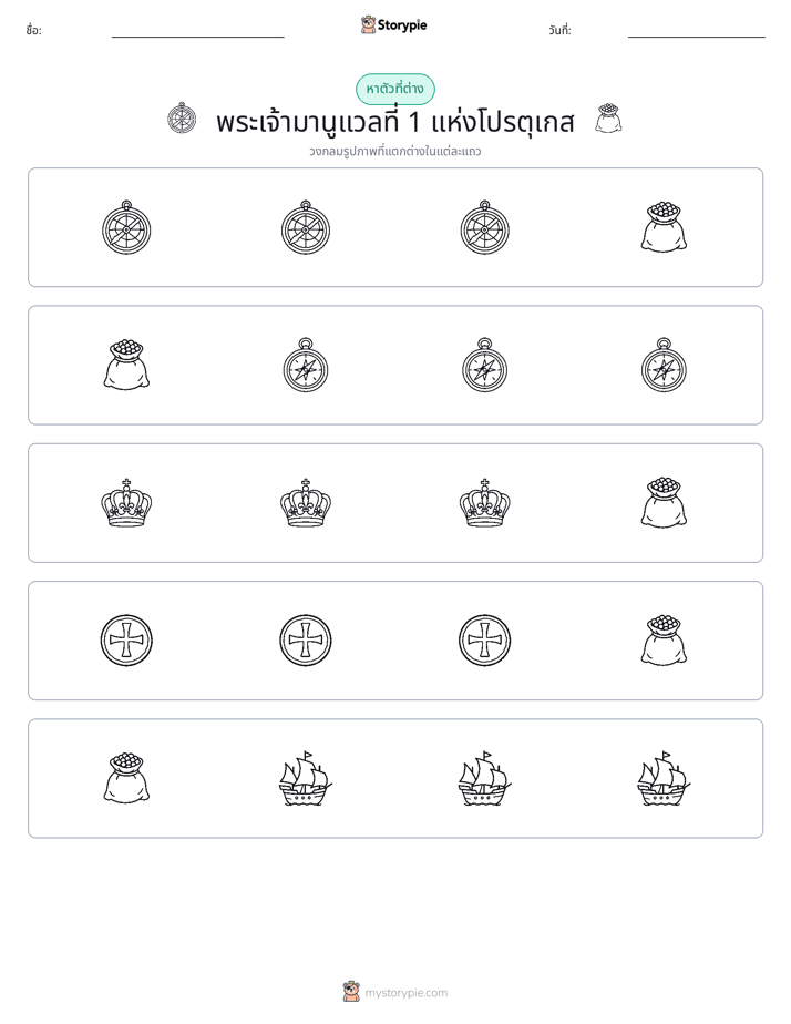ตัวที่แตกต่าง