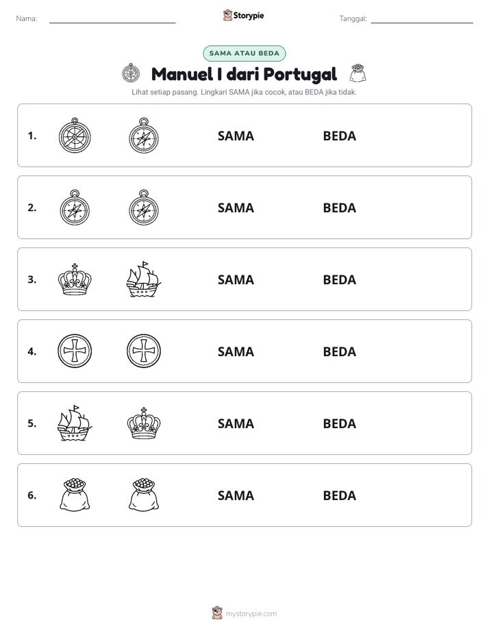 Sama atau Berbeda