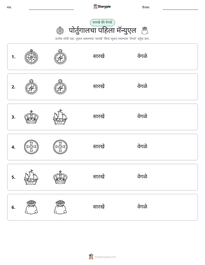 समान की भिन्न